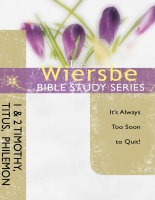 1 & 2 Timothy, Titus, Philemon_ - Warren Wiersbe.pdf